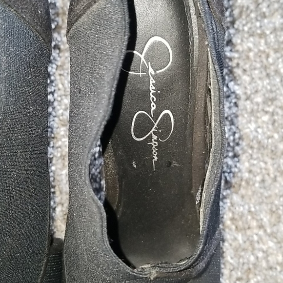 Jessica Simpson Ankle Bootie Peep Toe Platform - Picture 3 of 4